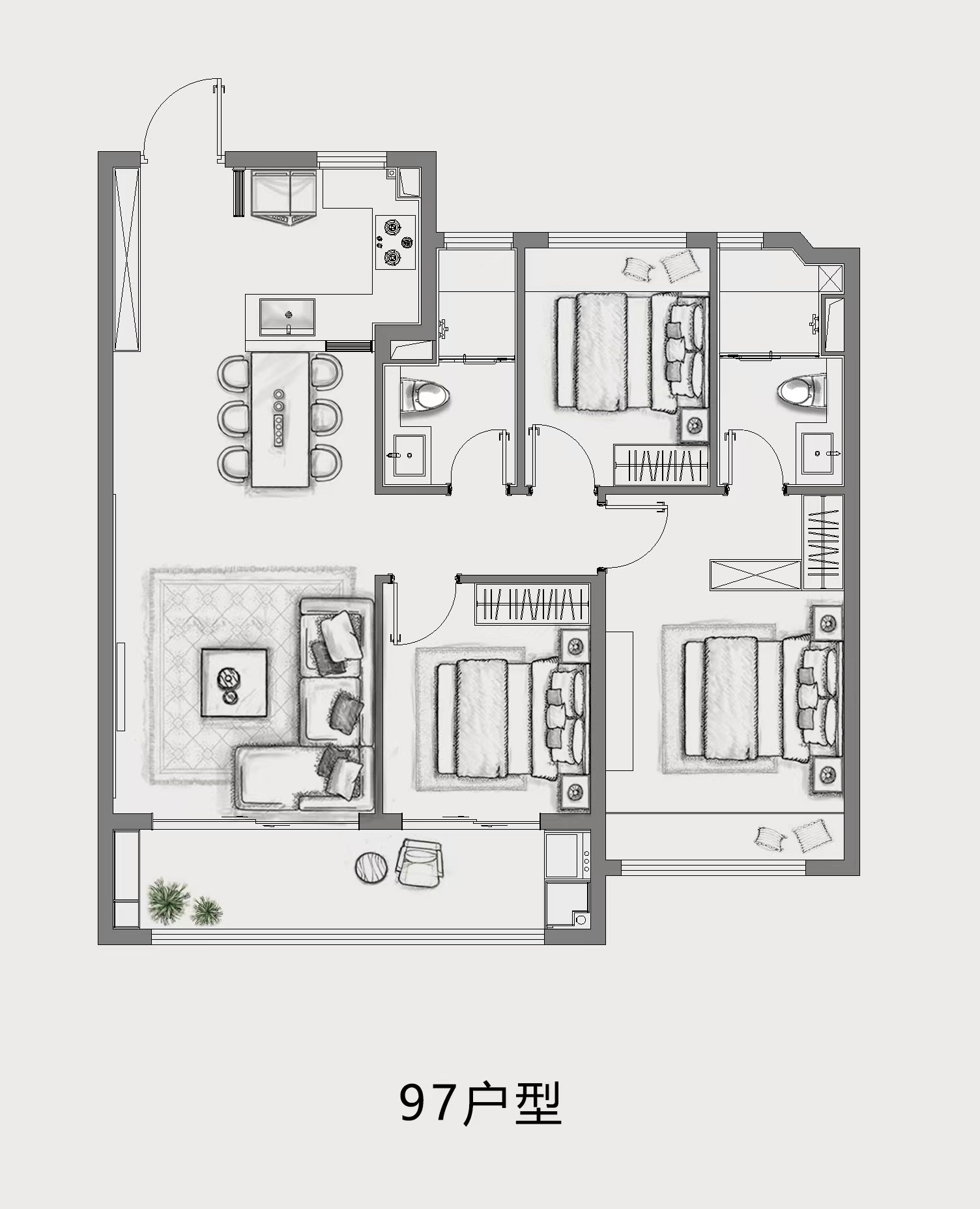悦著九章户型图 悦著九章户型图